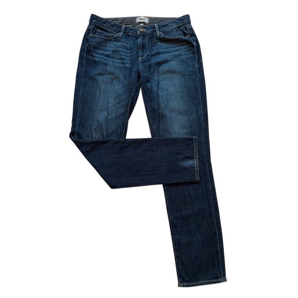 PAIGE Jimmy Jimmy Skinny Jeans Womens 28 Dark Wash ELIA Made in USA Denim - Picture 1 of 10